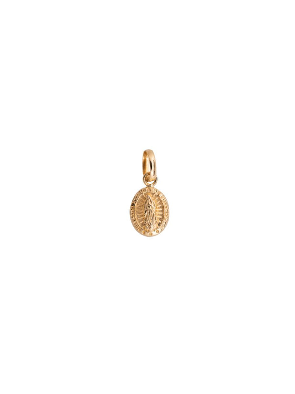 Dije de oro 18k virgen de guadalupe