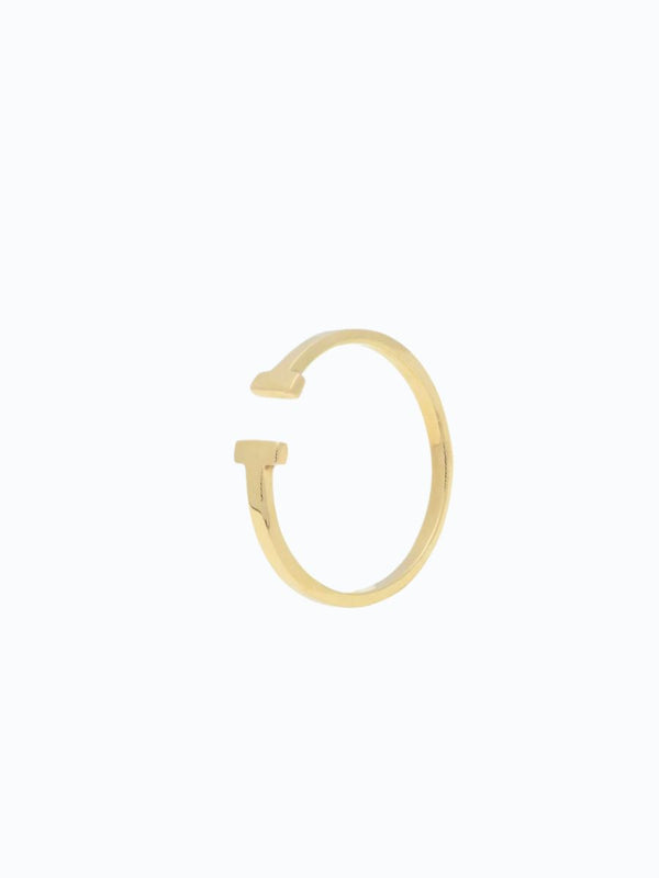 Anillo en format de T oro 18k