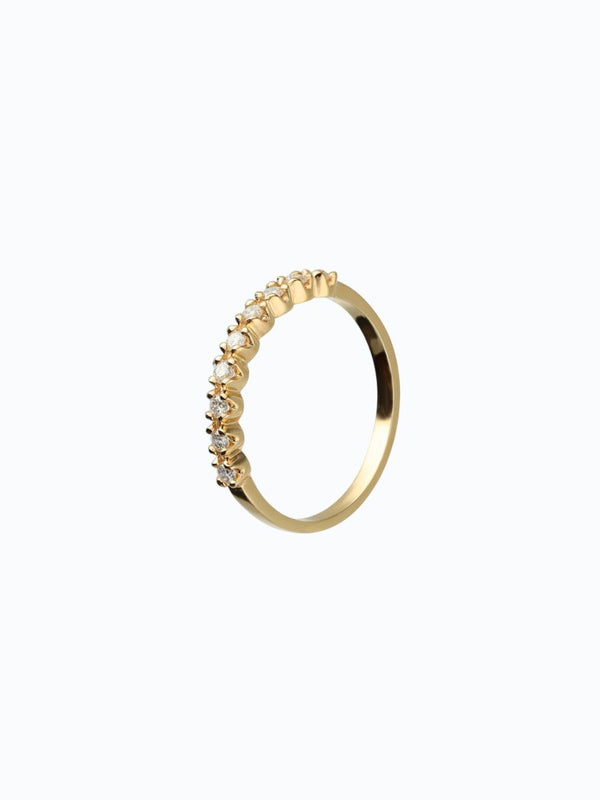 Anillo de oro 18k con diamantes