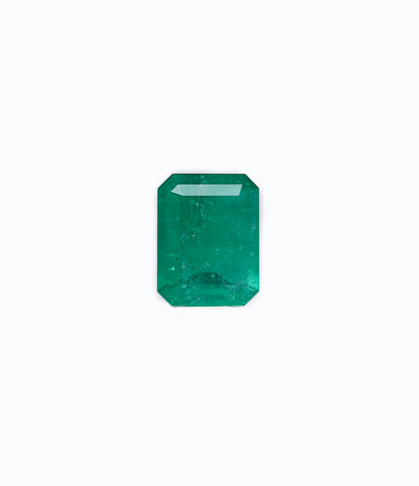Piedra esmeralda cuadrada