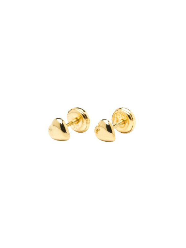 Topos de oro 18k corazónes